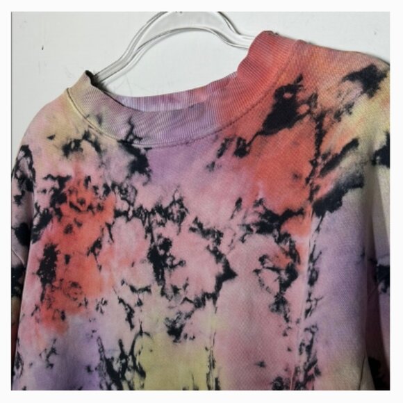 Anthropologie Letluv Tie Dye Zoey‎ Pullover Sweatshirt XS - Picture 7 of 13